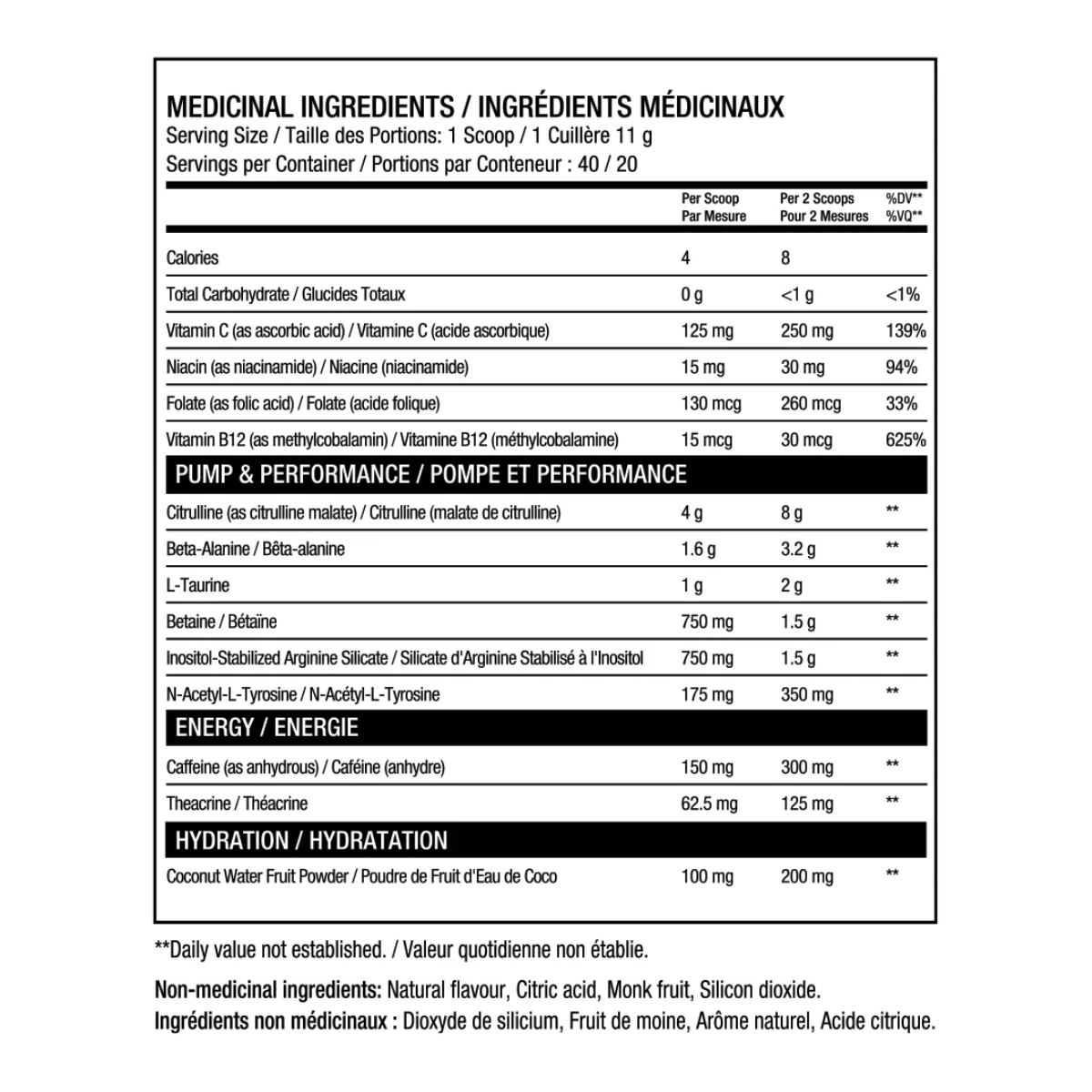 ALT Nutrition Pre-Workout Performance Amplifier