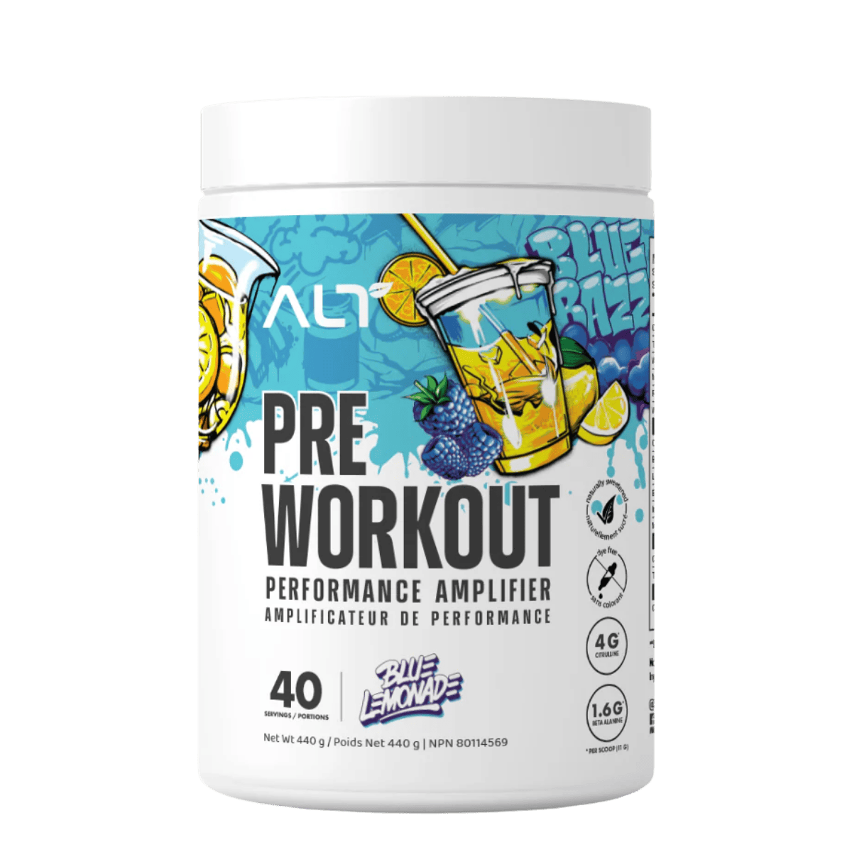 ALT Nutrition Pre-Workout Performance Amplifier