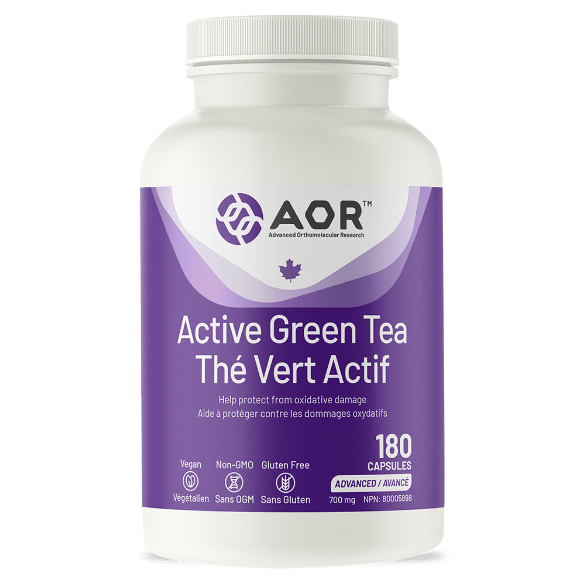 AOR Active Green Tea Vegetarian Capsules