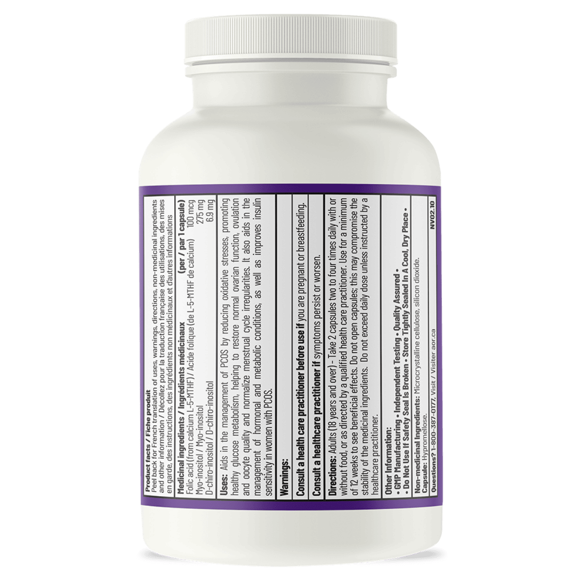 AOR Advanced PCOS Relief 120 Vegetarian Capsules