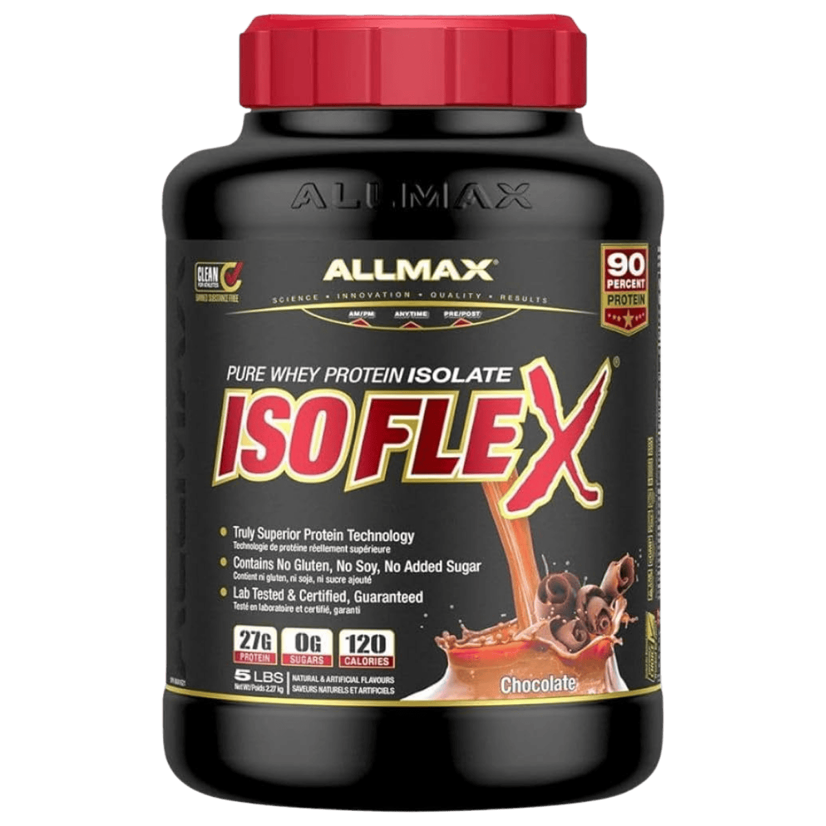 ALLMAX Isoflex 100% Whey Protein Isolate Powder