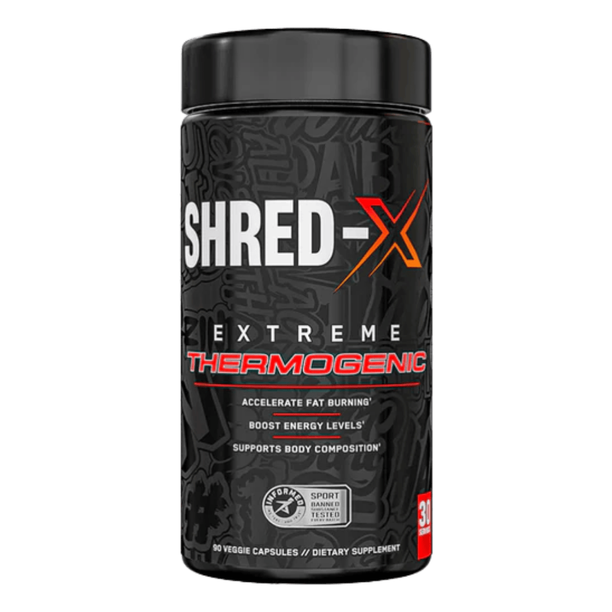 Shred-X Extreme Thermogenic supplement container