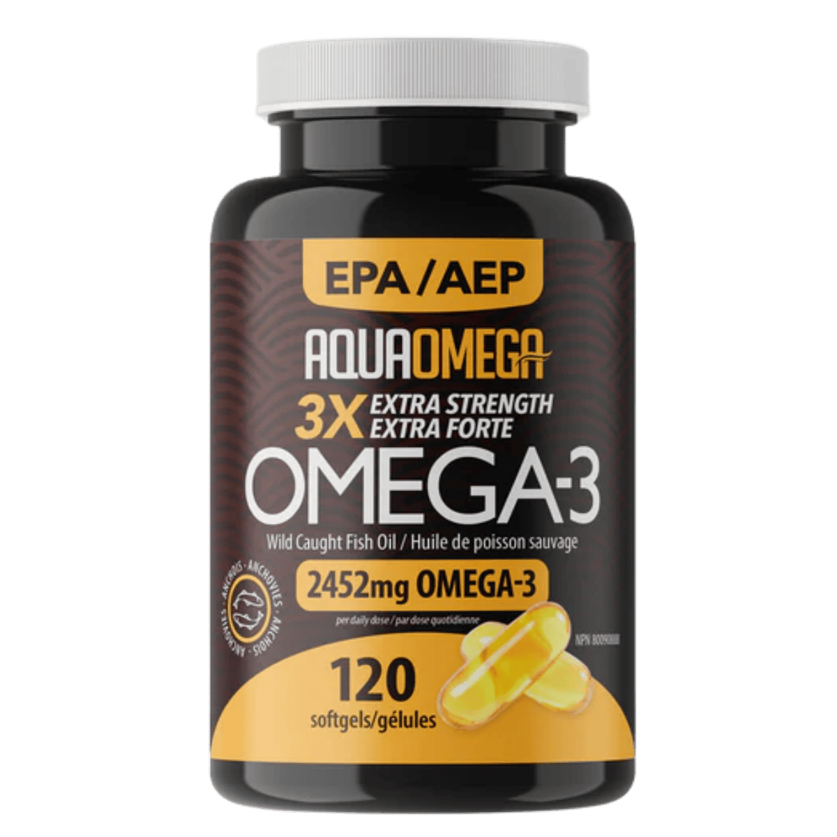 AquaOmega 3X Extra Strength EPA Softgels
