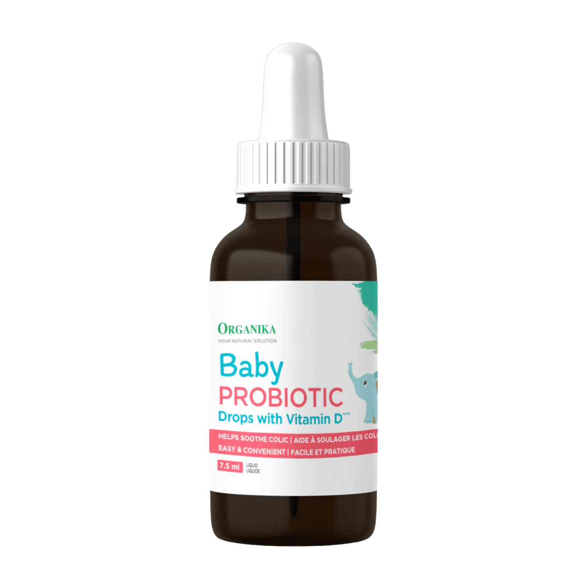 Organika Baby Pre+Probiotic Drops with Vitamin D 7.5mL