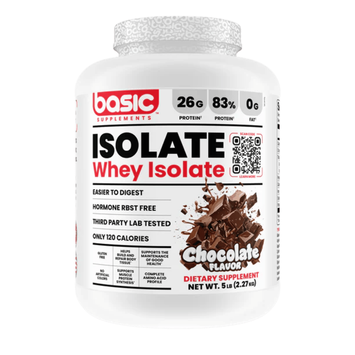 Basic Supplements Basic Isolate Whey Protein Isolate Powder