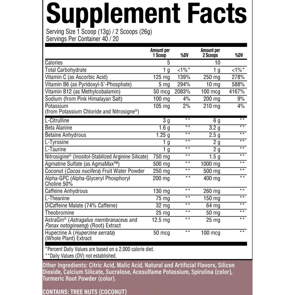 RAW x CBUM Thavage Pre-Workout Powder 40 Servings