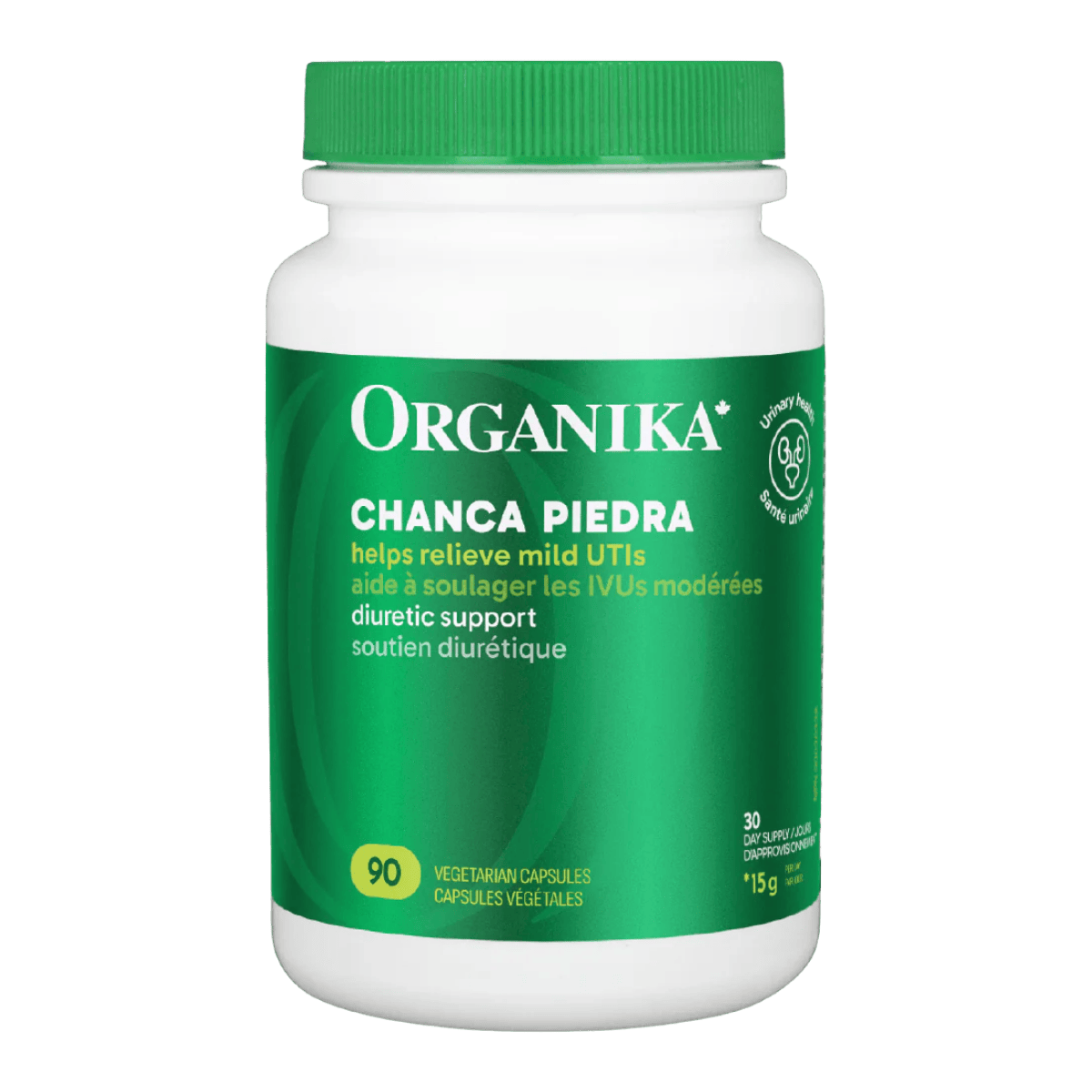Organika Chanca Piedra 500mg 90 Vegetarian Capsules
