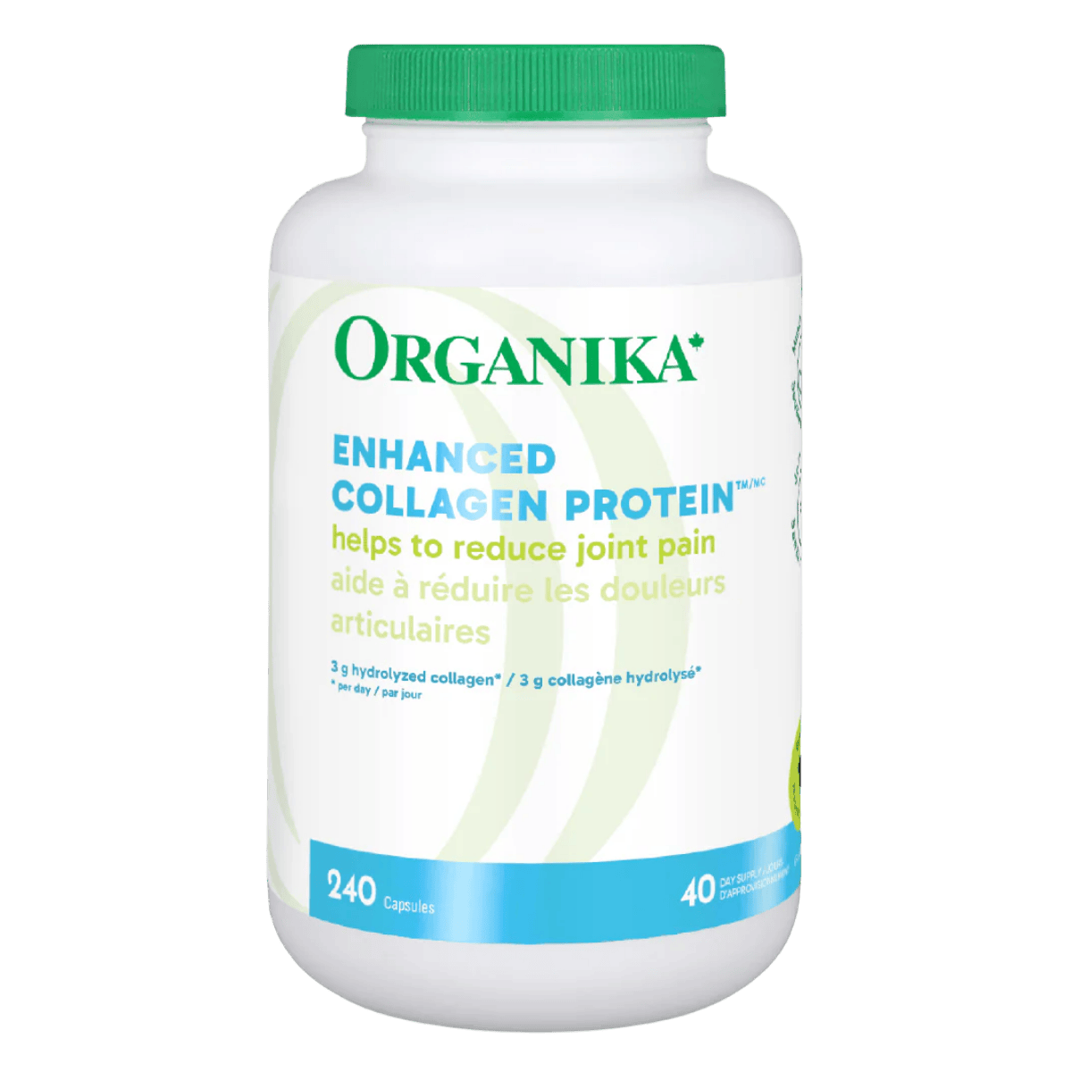 Organika Enhanced Collagen Protein Original 500mg 240 Capsules