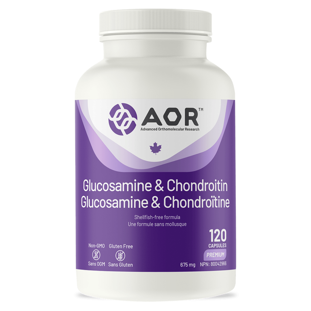 AOR Glucosamine & Chondroitin 675mg Capsules