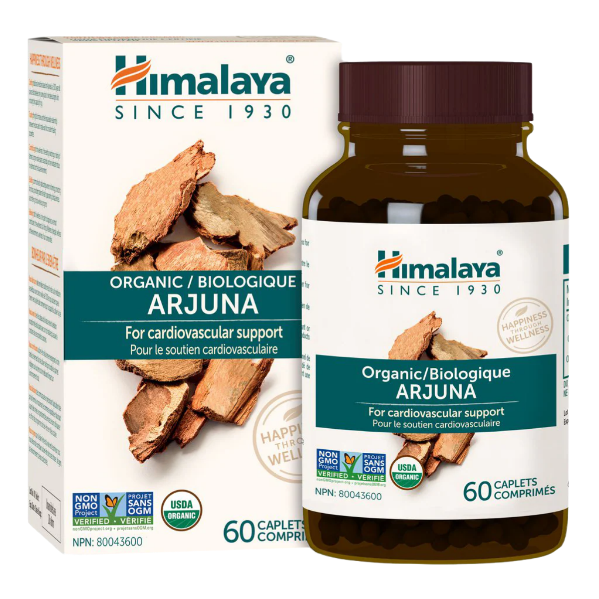 Himalaya Herbs Organic Arjuna 60 Capsules