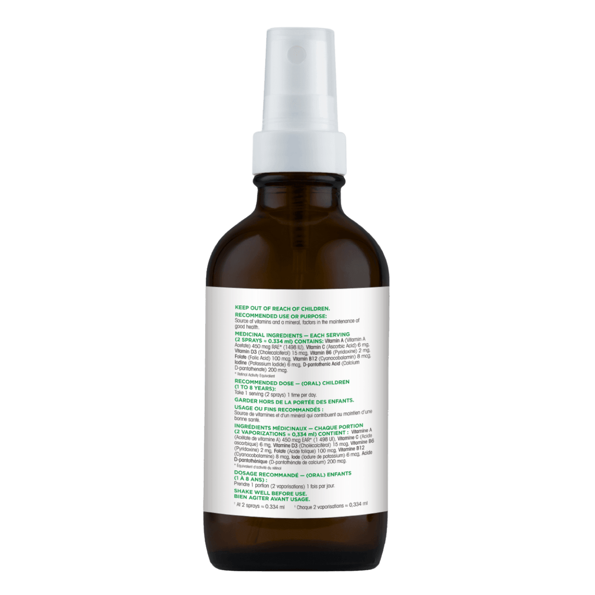 Organika Kids Multi Vitamin Spray 30mL Fruity Orange