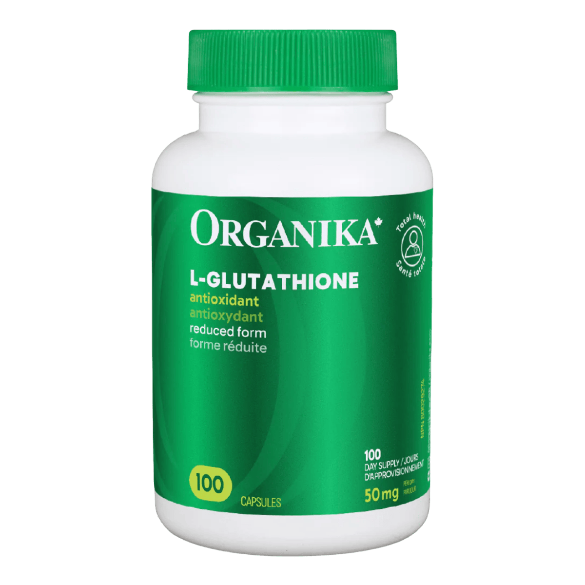 Organika L-Glutathione 50mg Capsules