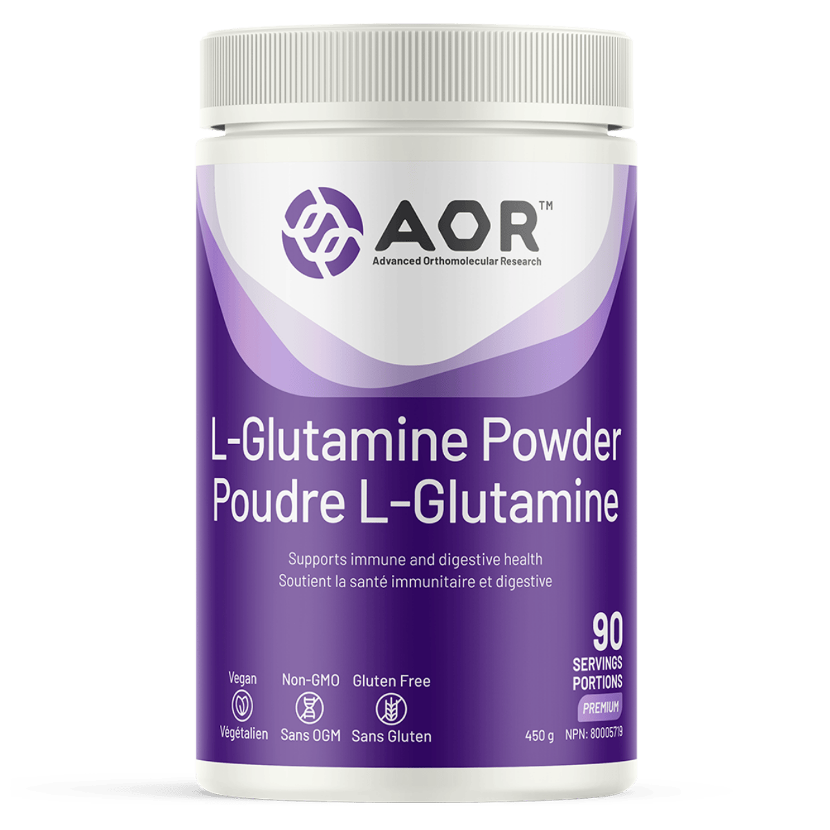 AOR L-Glutamine Powder 450g