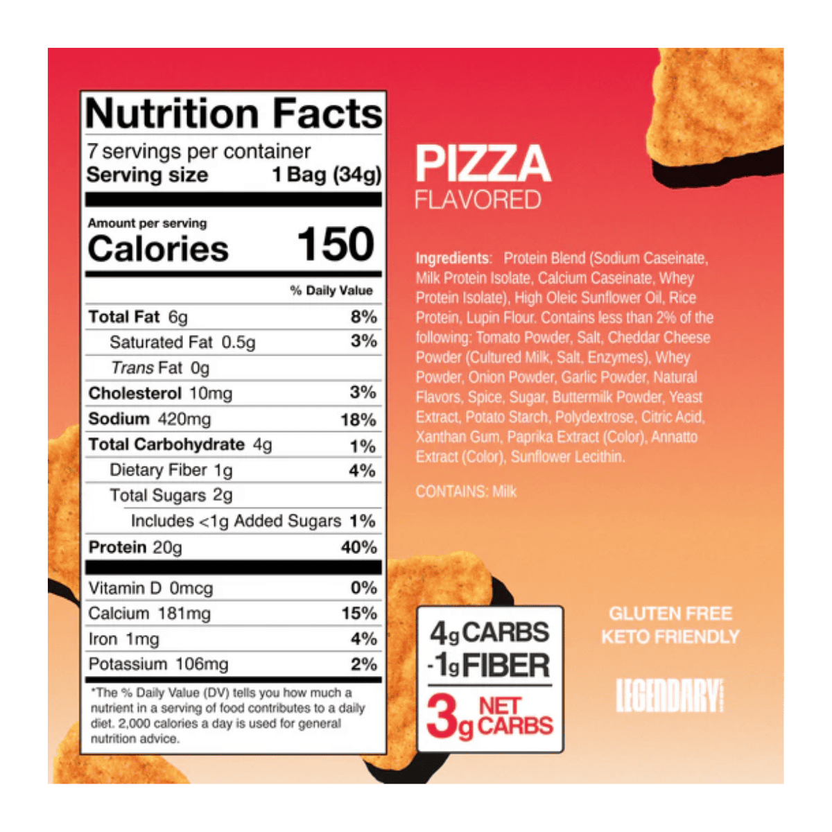 Legendary Foods Popped Protein Chips