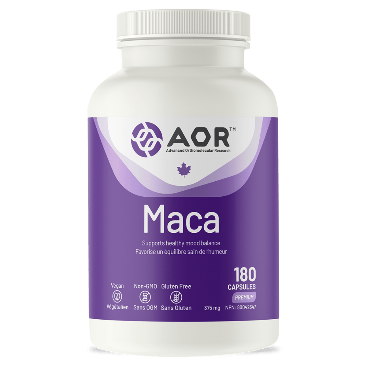 AOR Maca 180 Vegetarian Capsules