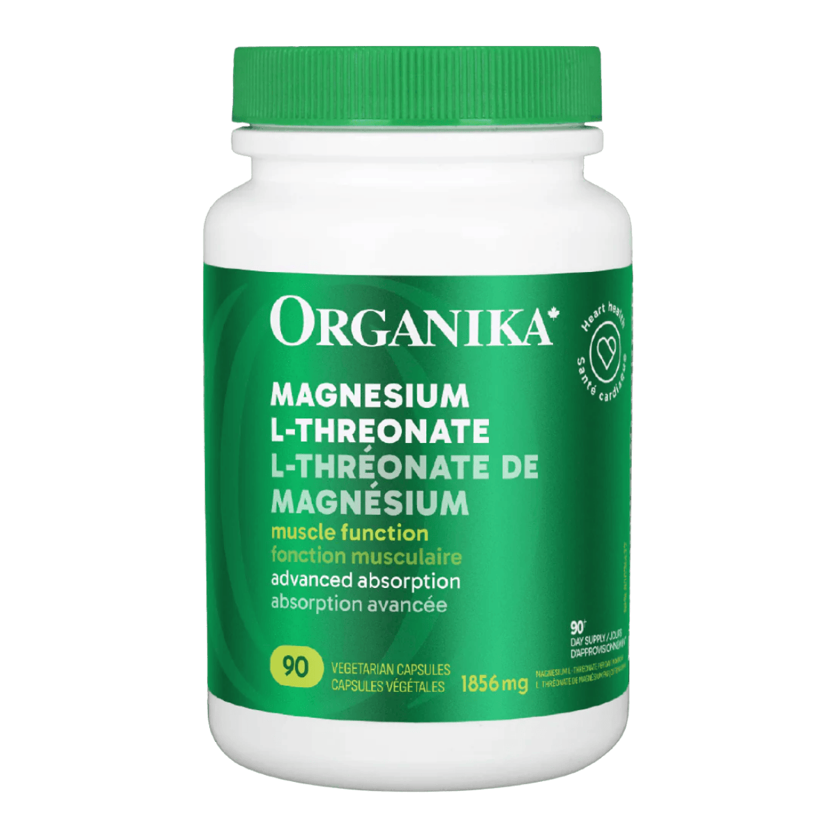 Organika Magnesium L-Threonate 50mg 90 Vegetarian Caps