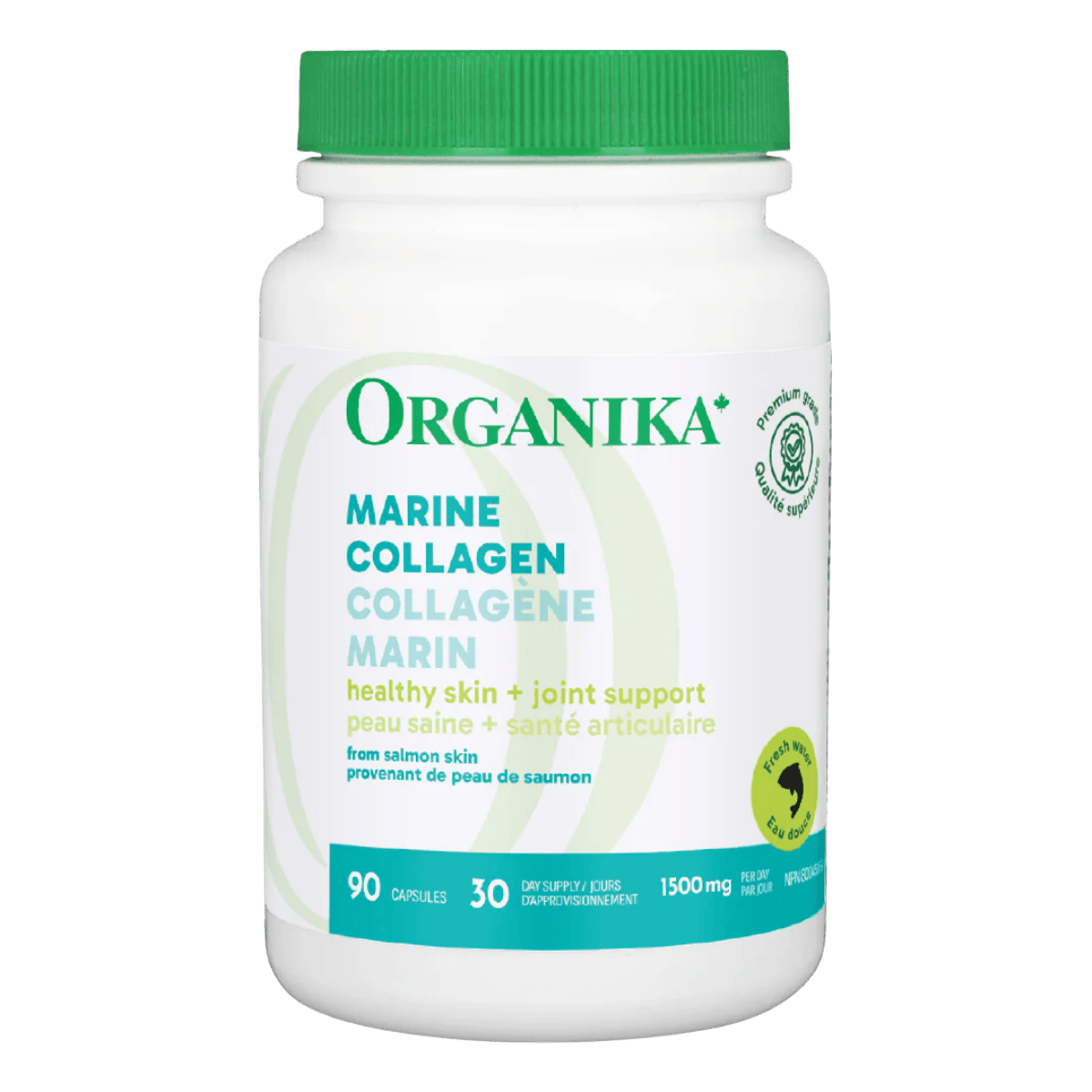 Organika Marine Collagen Capsules 500mg 90 Capsules