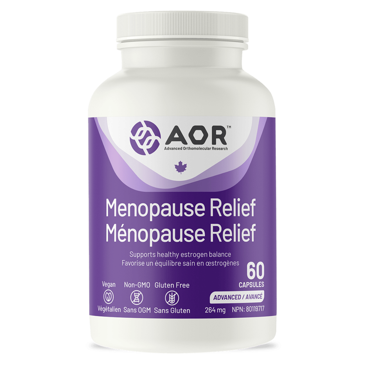 AOR Menopause Relief 60 Vegetarian Capsules