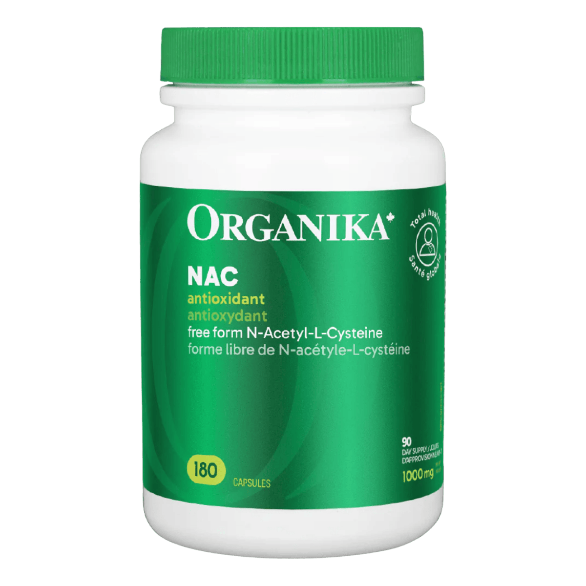 Organika NAC (N-Acetyl-L-Cysteine) 500mg Capsules