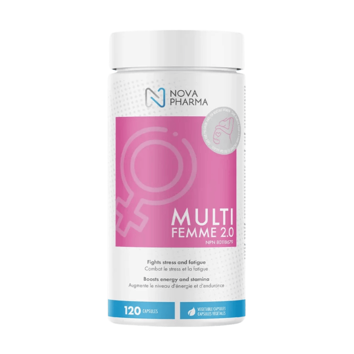 Nova Pharma Multi-Femme 2.0 Women’s Vitamins 120 Vegetarian Capsules