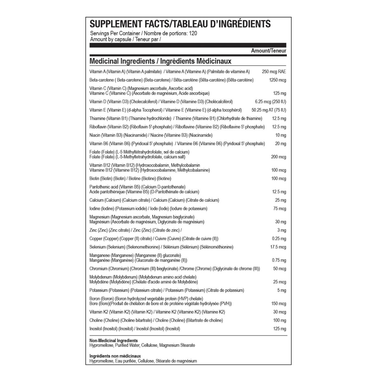 Nova Pharma Multi-Femme 2.0 Women’s Vitamins 120 Vegetarian Capsules