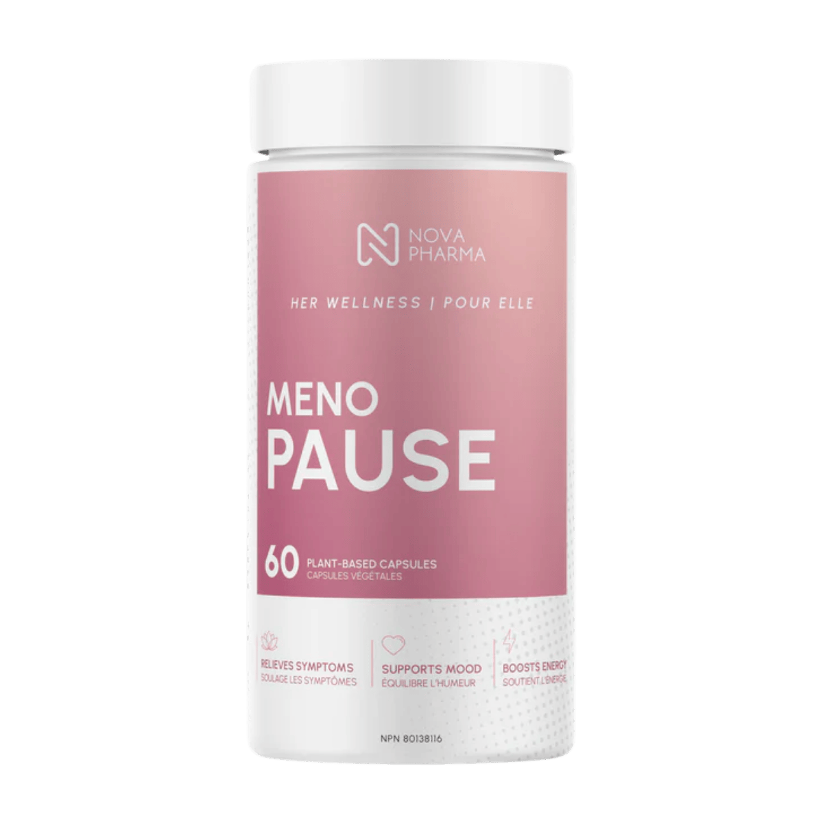 Nova Pharma Meno Pause with EstroG-100™ 60 Vegetarian Capsules