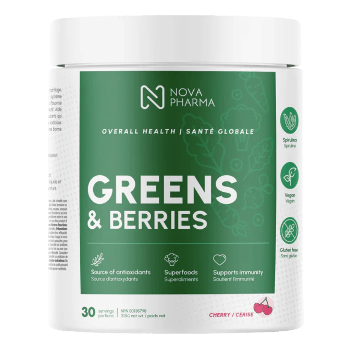 Nova Pharma Greens & Berries 30 Servings
