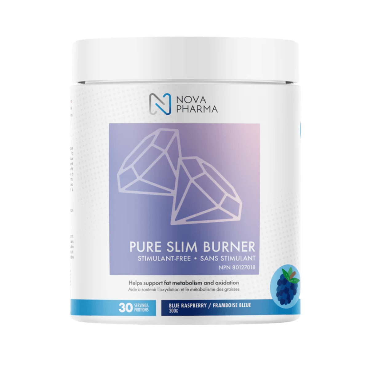 Nova Pharma Pure Slim Burner 300g 30 Servings