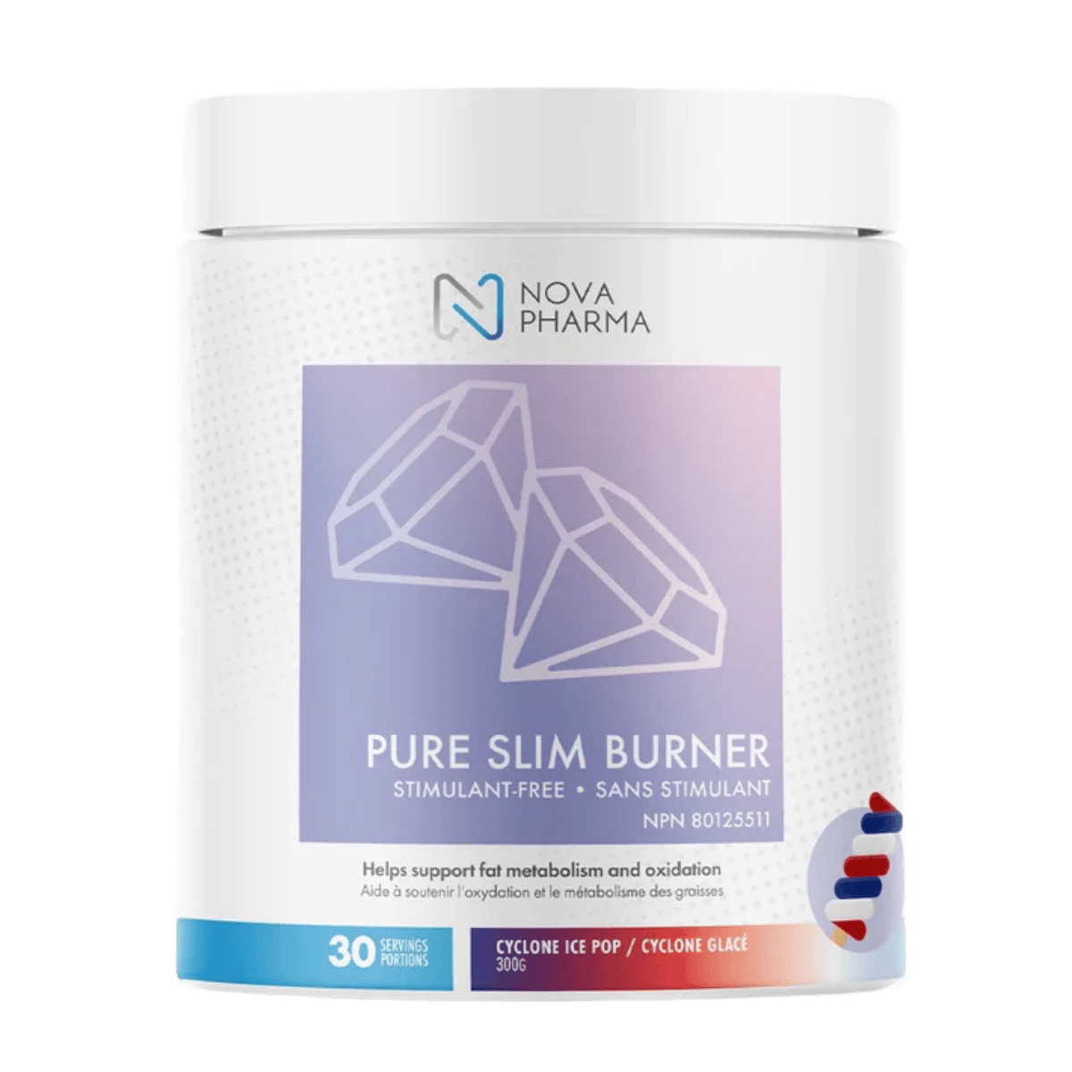 Nova Pharma Pure Slim Burner 300g 30 Servings