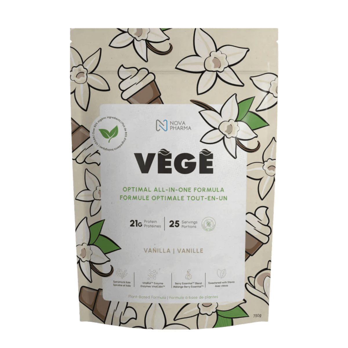 Nova Pharma VEGE Plant-Based Protein All-In-One 25 Servings