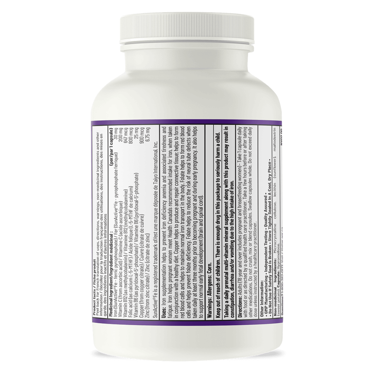 AOR Ortho Iron Vegan 60 Vegetarian Capsules