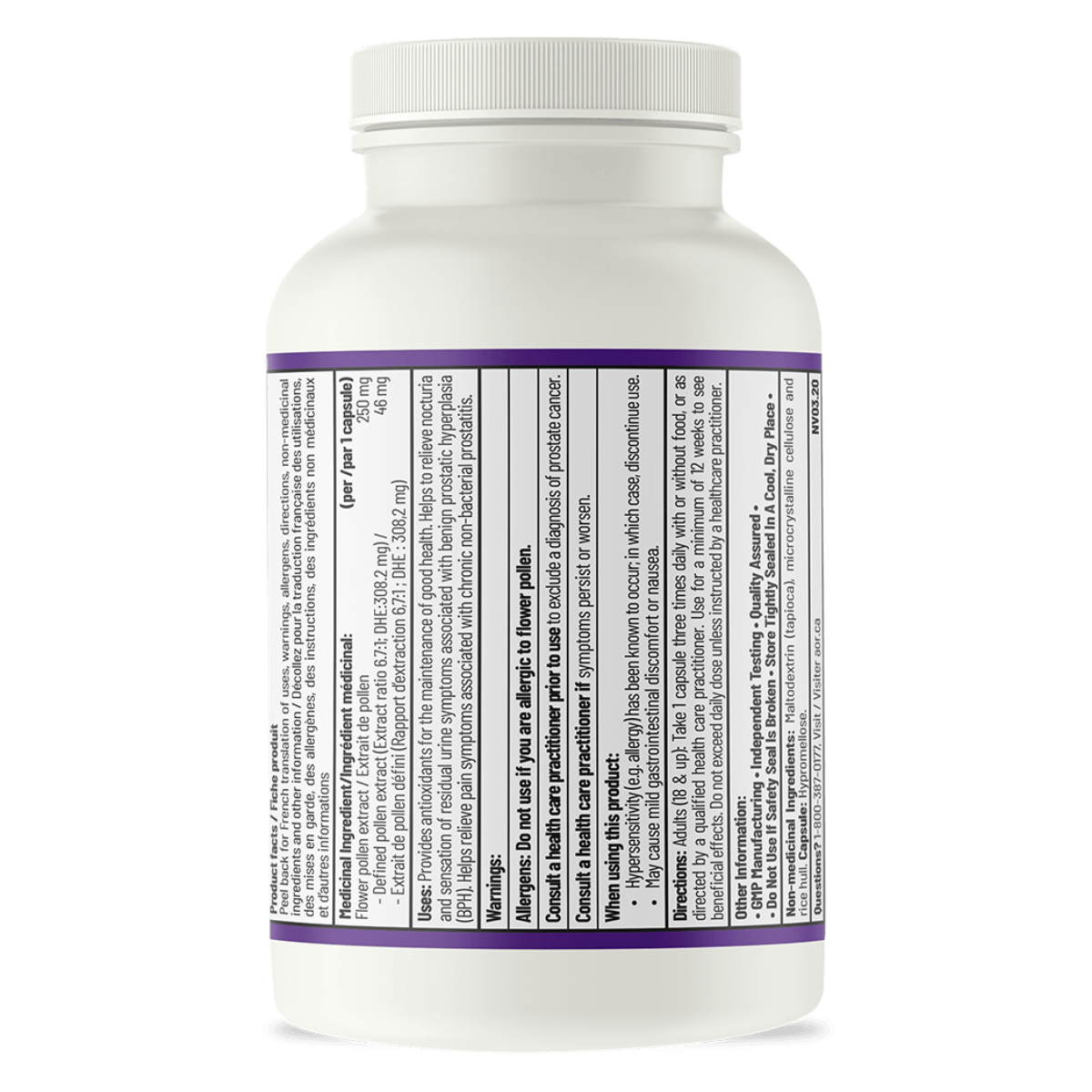 AOR Prostate Support 90 Vegetarian Capsules