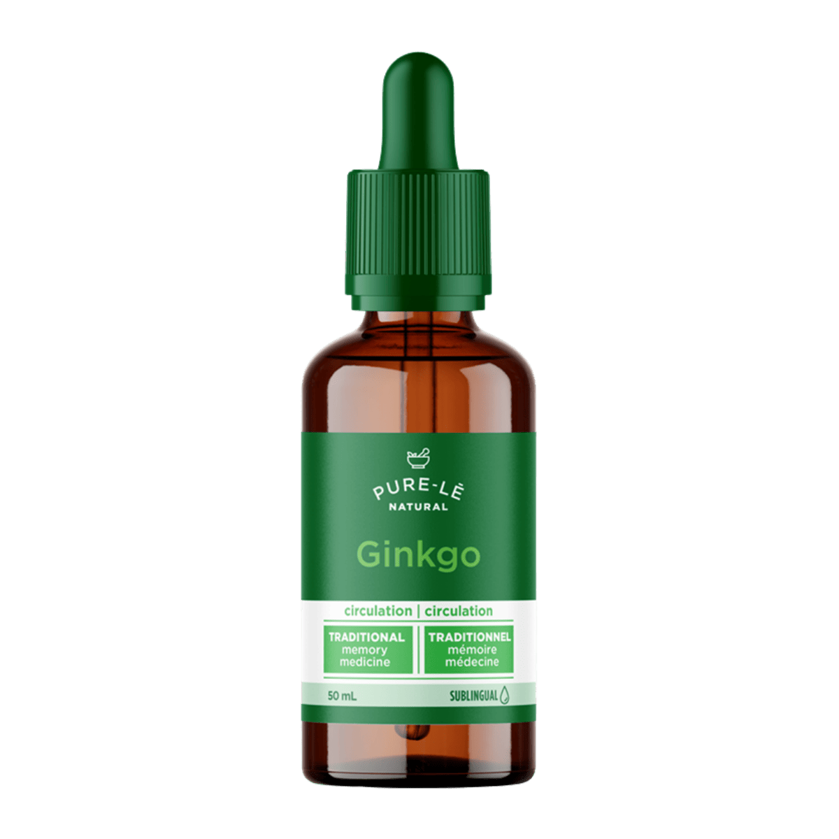 Pure-Lē Fluid Extract Ginkgo Biloba Leaves Extract Super Strength 50 mL