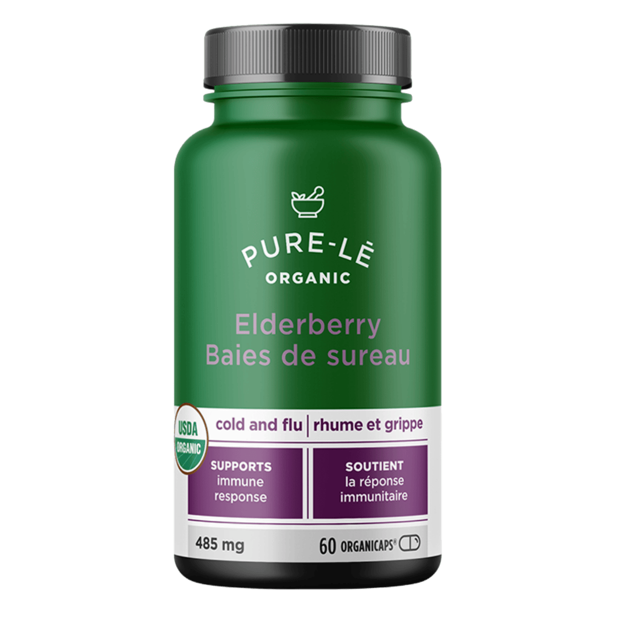Pure-Lē Organic Elderberry 60 Organicaps®