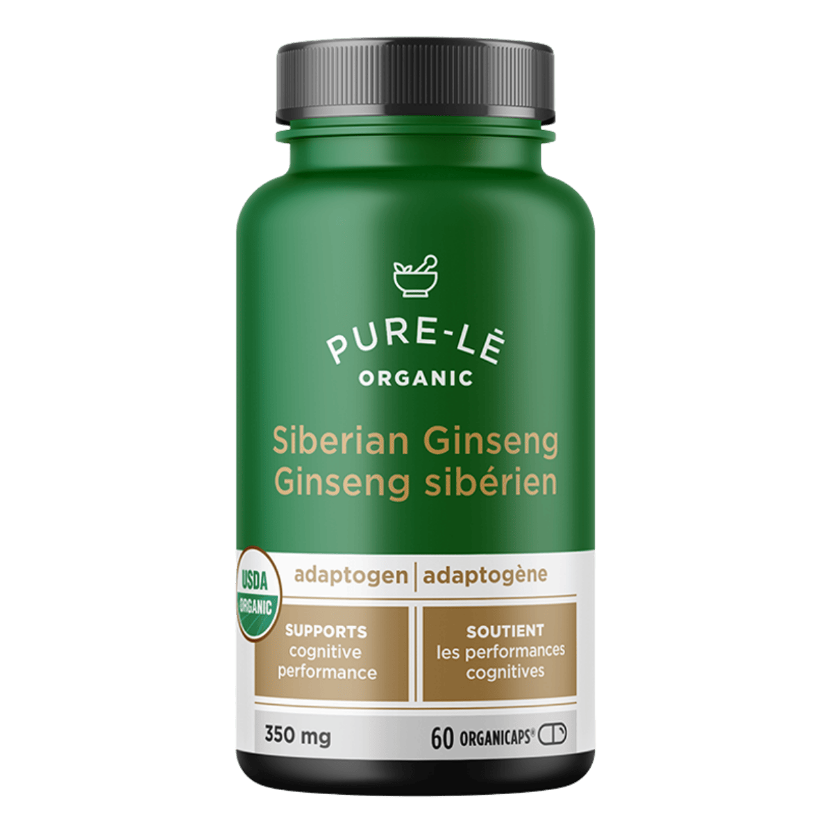 Pure-Lē Organic Siberian Ginseng 60 Organicaps®