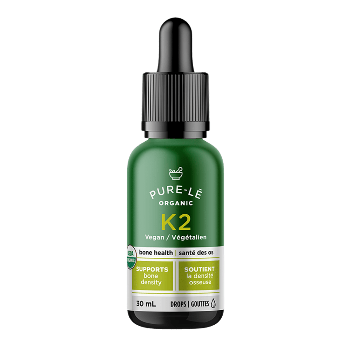 Pure-Lē Organic Vegan Vitamin K2 Drops 30mL