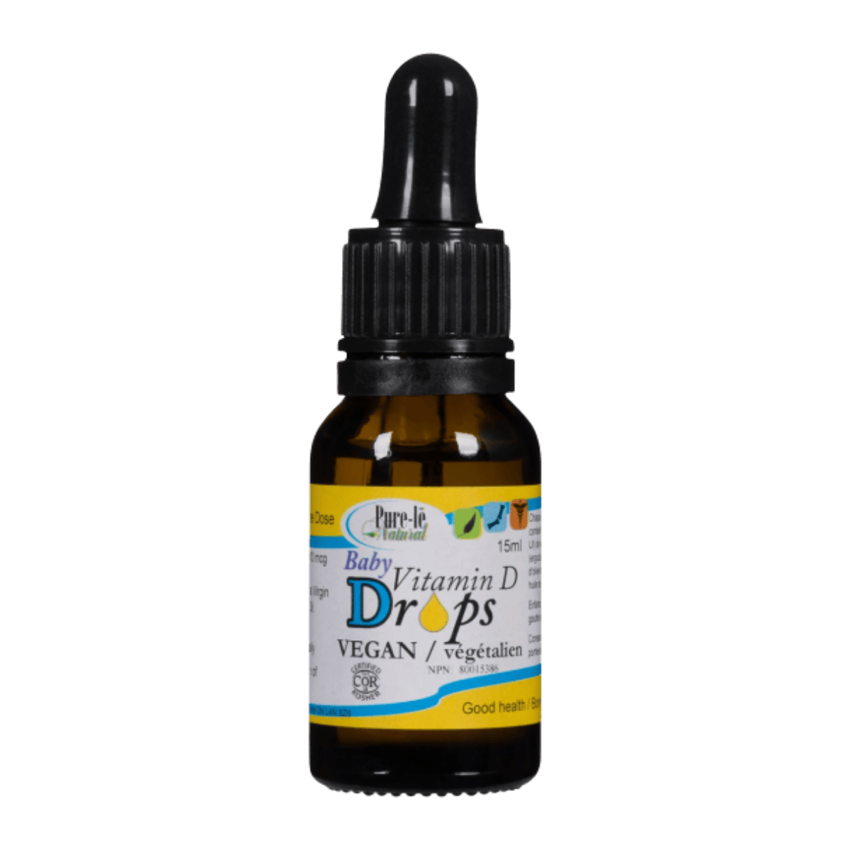 Pure-Lē Vegan Vitamin D Baby Drops 15mL