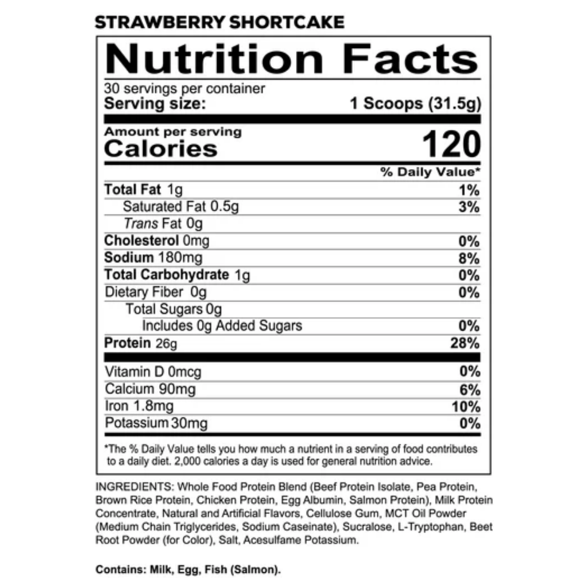 REDCON1 MRE Lite Whole Food Protein Powder