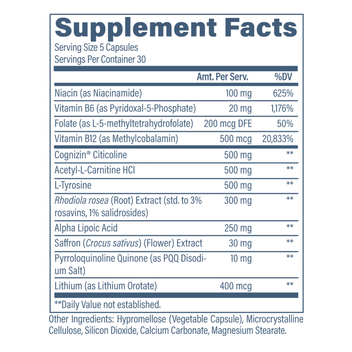 Revive MD Brain+ 150 Vegetarian Capsules