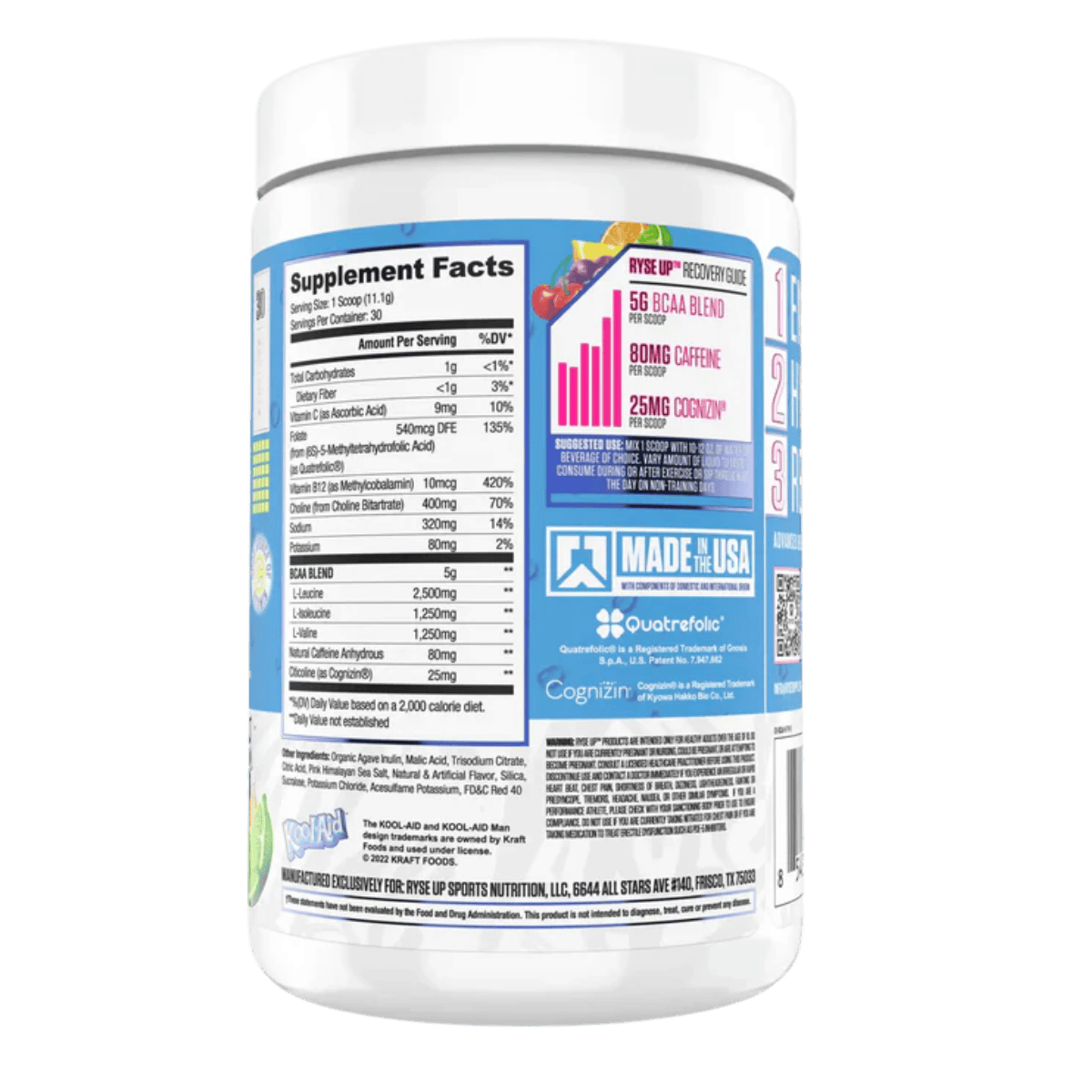 RYSE BCAA Focus Powder