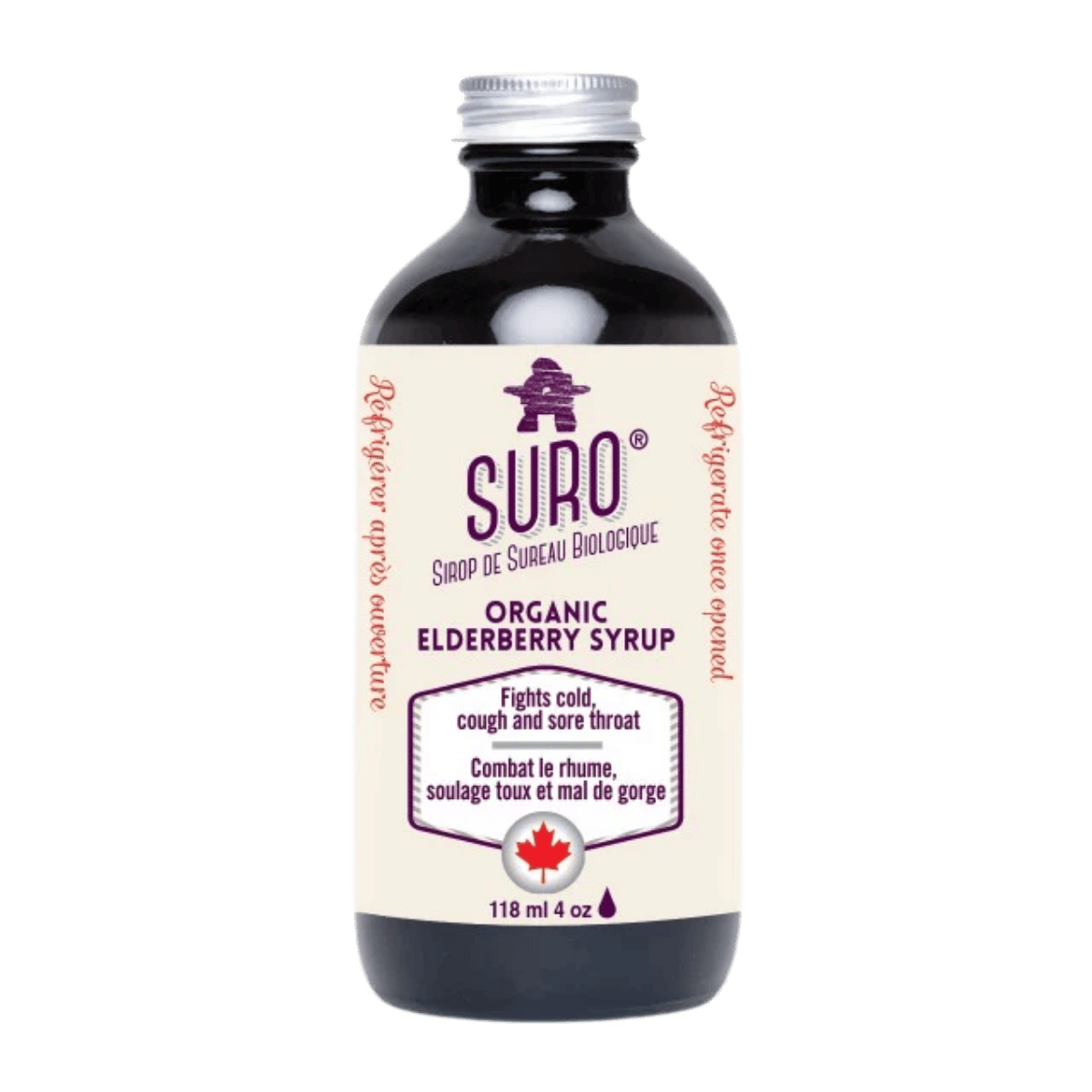 SURO Organic Elderberry Syrup Adults