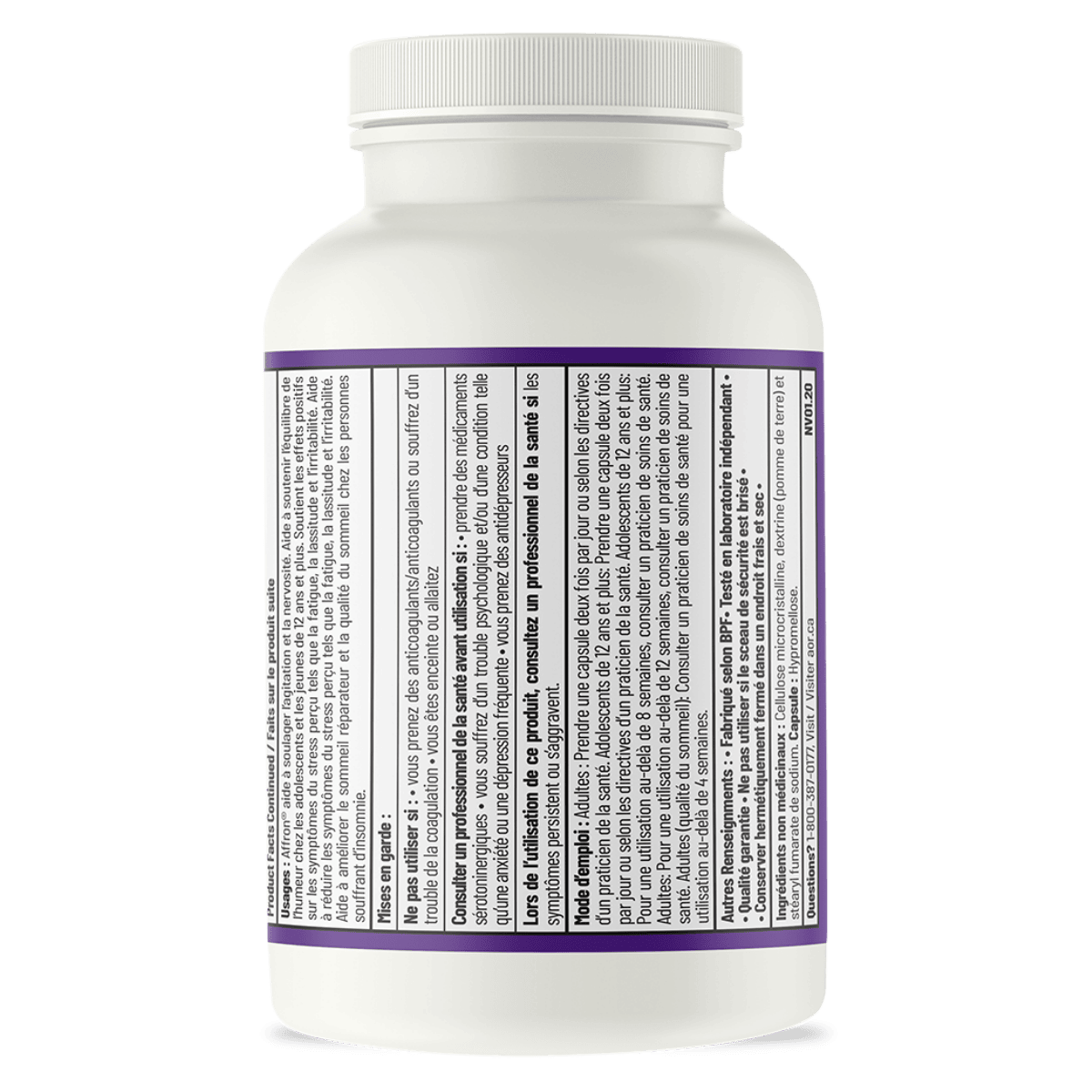 AOR Saffron 2.0 60 Vegetarian Capsules