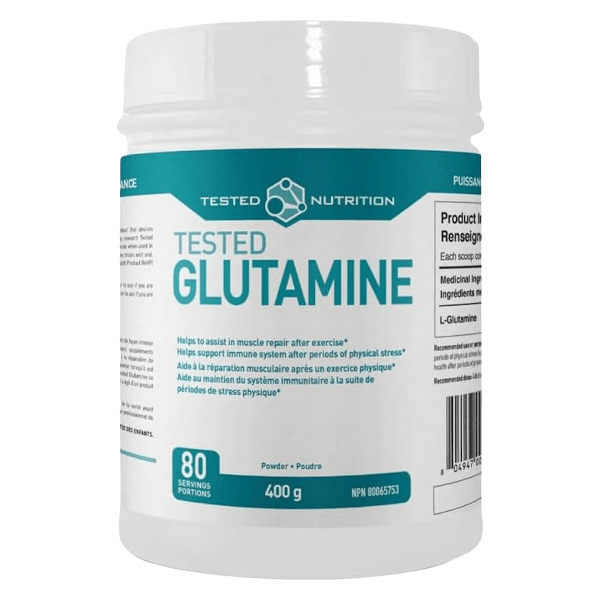 Tested Nutrition Glutamine Unflavoured Powder