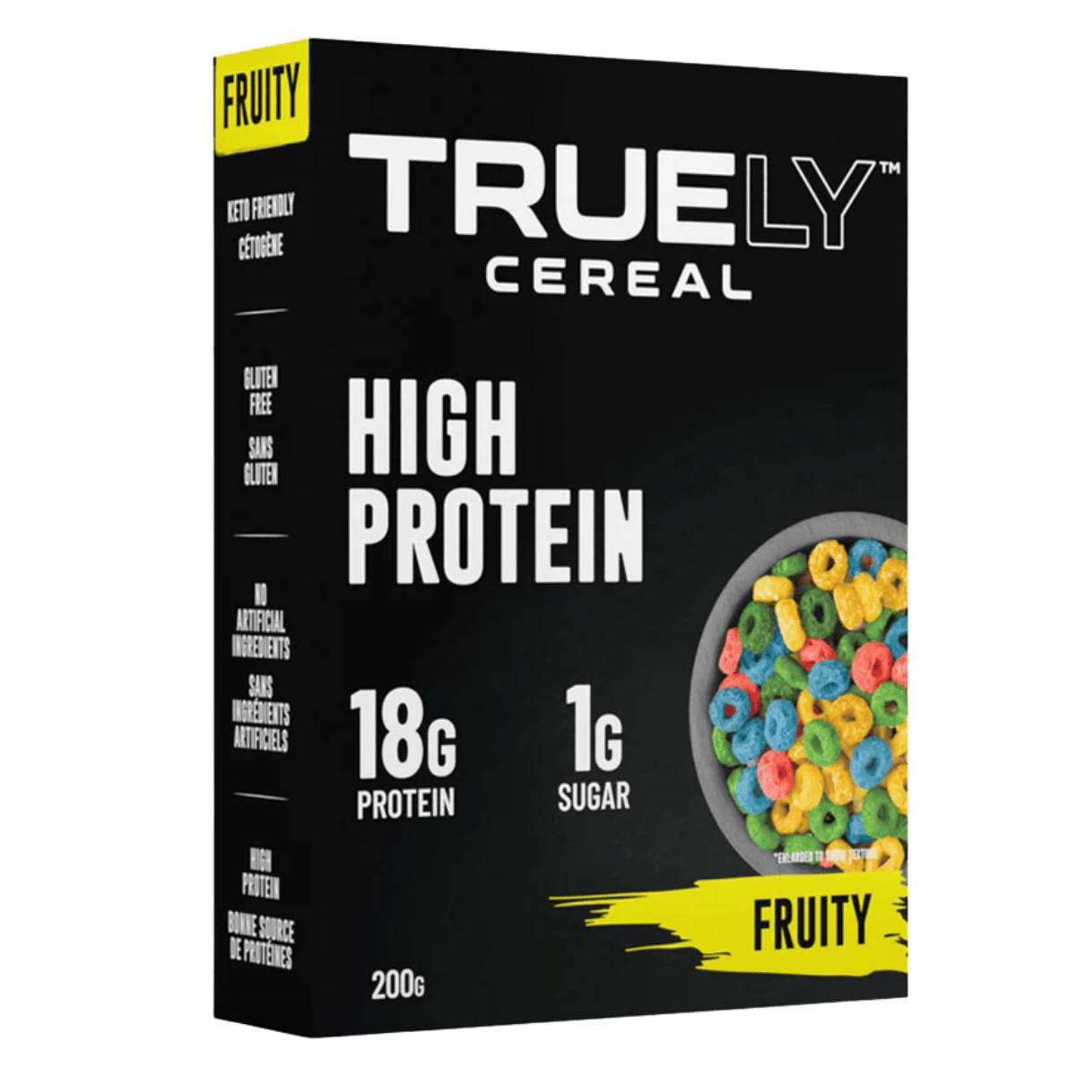 Truely Protein Cereal Box