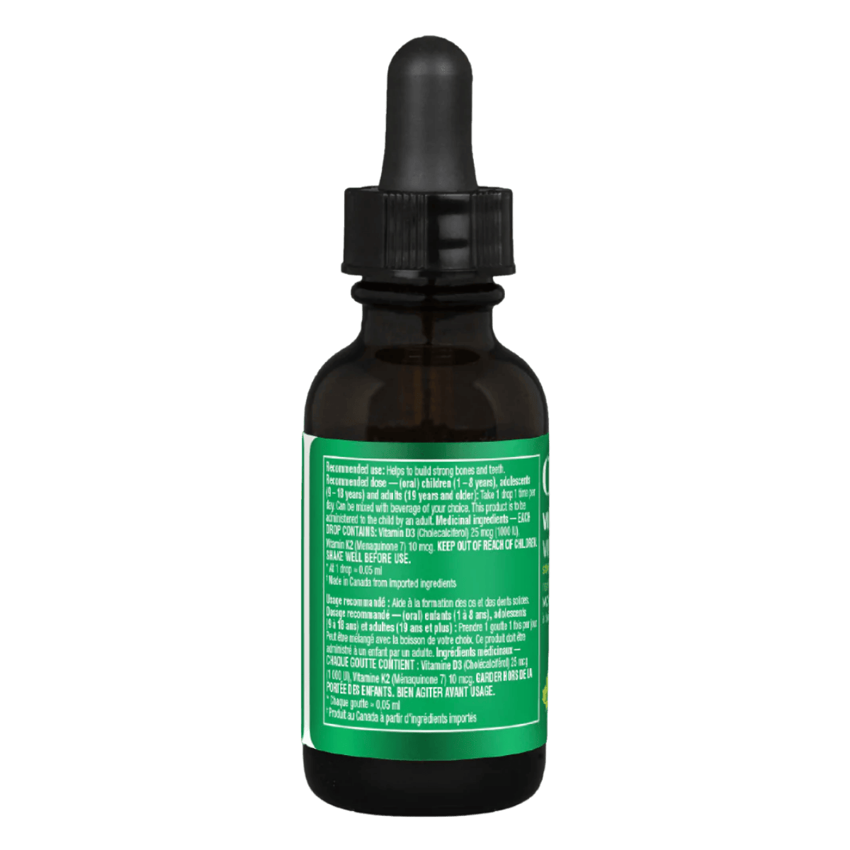 Organika Liquid Vitamins D3 + K2 Drops 30mL