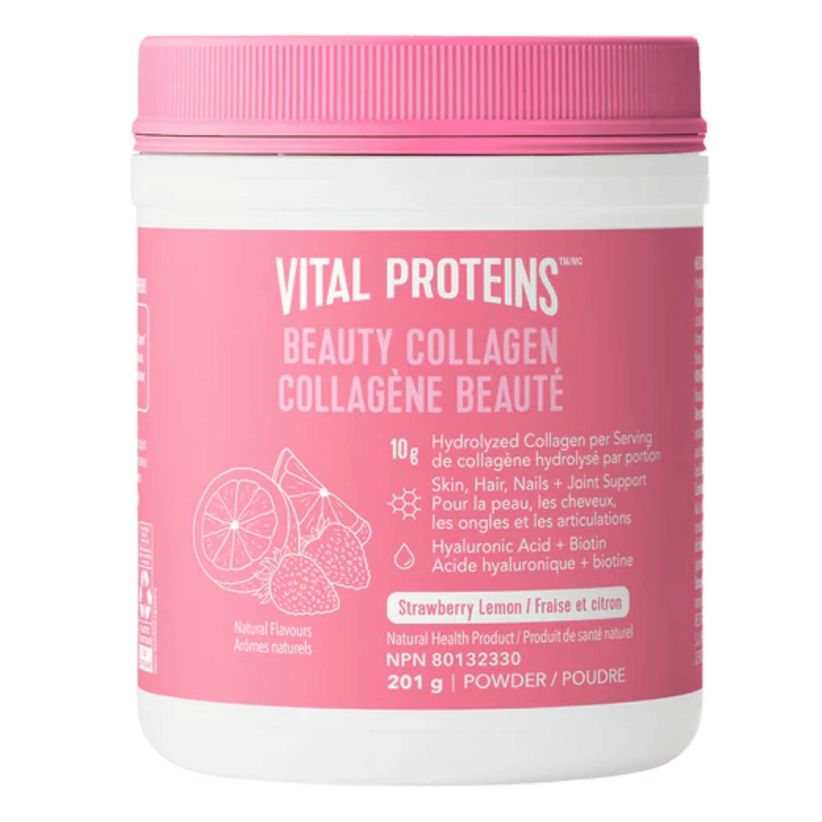 Vital Proteins Beauty Collagen Peptides Strawberry Lemon 201g