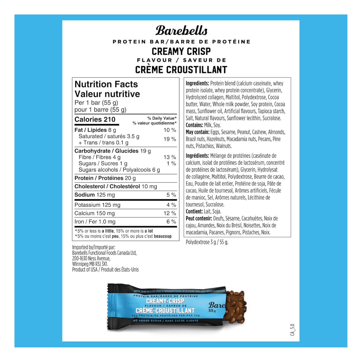 Barebells Protein Bar 55g