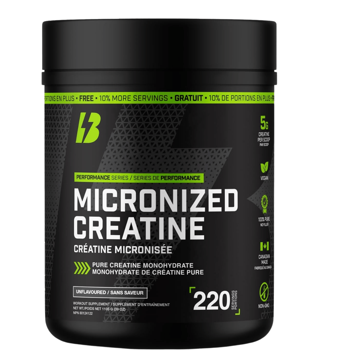 Bull Nutrition Micronized Creatine Monohydrate Powder