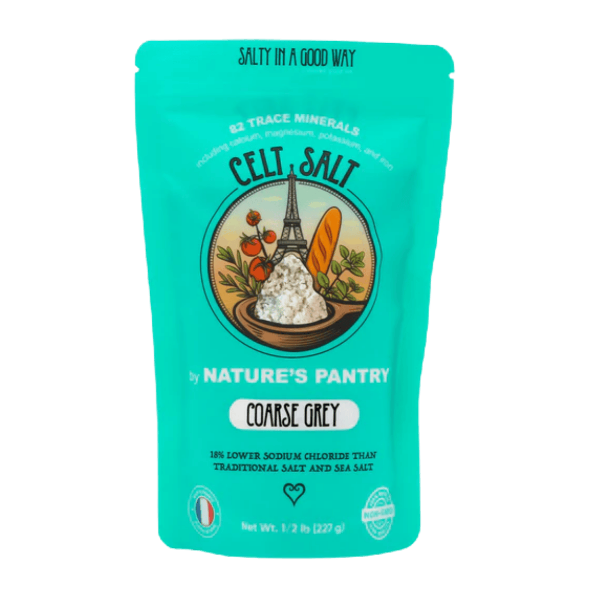 Celt Salt Sea Salt Coarse Grey Resealable Bag