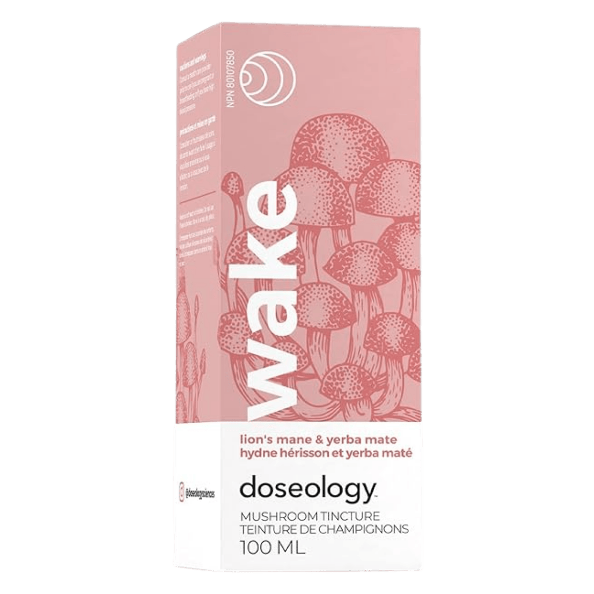 Doseology Wake Lion’s Mane & Yerba Mate Mushroom Tincture 100 mL